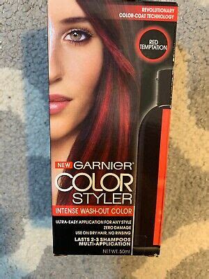 Some great pointers to remember are: Garnier Color Styler Intense Wash-Out Haircolor Red ...
