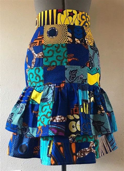 23 Hottest African Print Skirts In 2023 And Where To Get Them African Skirts African Print