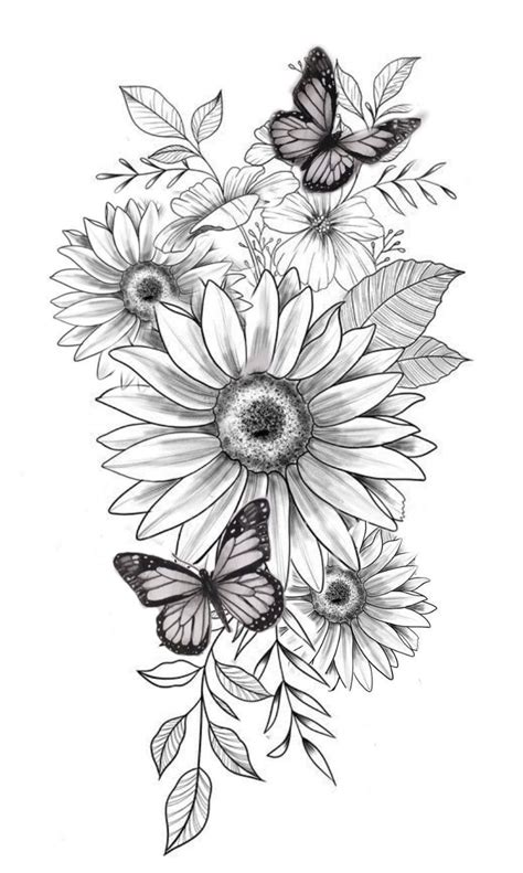Sunflower Tattoo Thigh Artofit