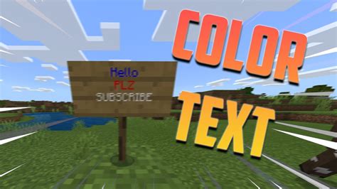How To Make Colored Text In Minecraft Bedrock Edition Pe Win10 Xbox