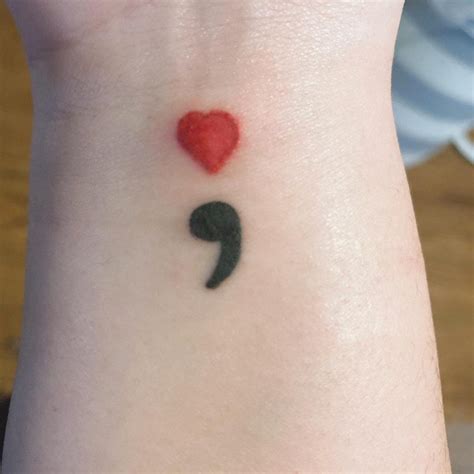 What Does A Semicolon Tattoo Symbolize 2024 Guide