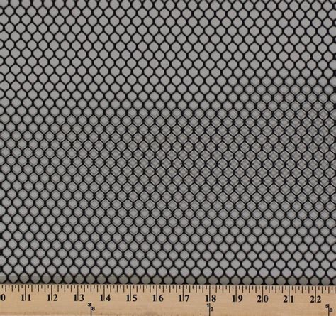 Firm Polyester Black Mesh 38 Holes 24 Wide Fabric By The Yard 9189h 8m