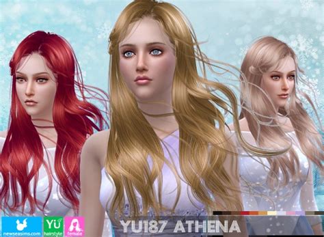 Newsea Yu 187 Hair Sims 4 Hairs