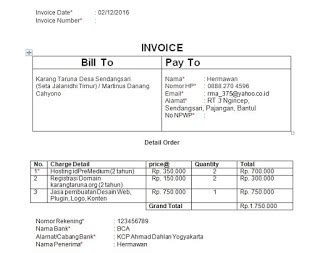 Karena mudah dibuat, setiap orang bisa membuatnya sendiri sesuai dengan keinginan mereka. Contoh Surat Tagihan Jasa Perbaikan - Contoh Surat