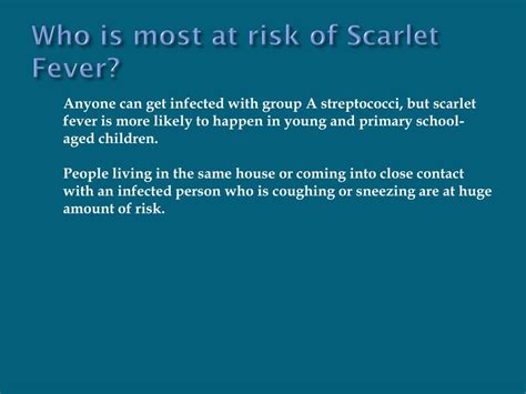 Ppt Scarlet Fever Causes Symptoms Treatment And Prevention