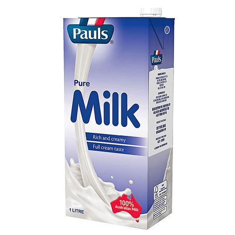 Pauls Uht Fresh Full Cream Milk 1l Kaiser Foods