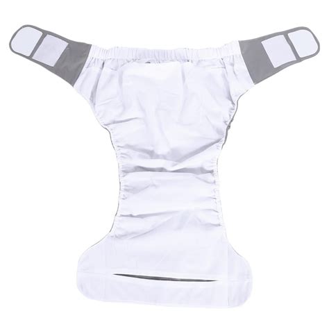 tebru 1pc new adult washable adjuatable cloth diaper breathable incontinence nappy pants 6