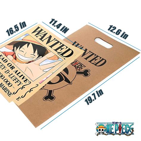 Buy One Piece Pirates Wanted Posters New Edition Luffy 1 5 Billion