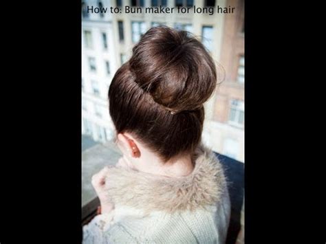 If you want to have the long healthy hair, you should provide your body the necessary vitamins. How to: Donut bun for long hair ♡ - YouTube