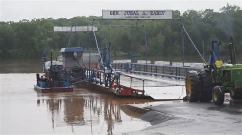 Potomac River Flooding Shuts Down Whites Ferry