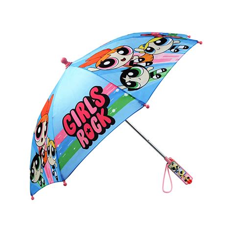 Powerpuff Girls Girls Little Assorted Rainwear Character Umbrella Bl