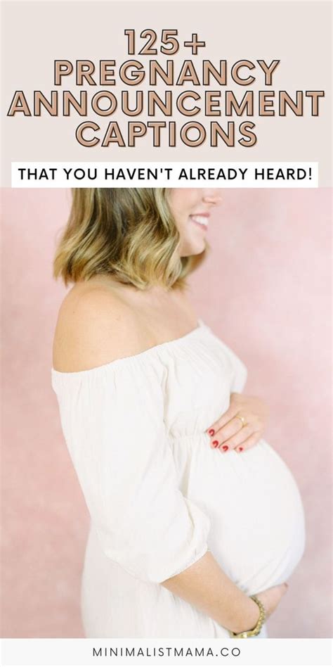 Cutest Pregnancy Announcement Captions