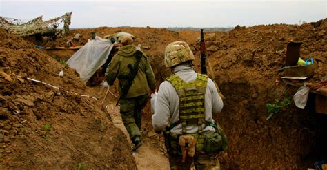 Modern Day Trench Warfare Continues In Ukraine