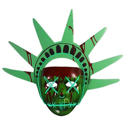 The Purge Election Year Lady Liberty Light Up Licensed Collector Mask