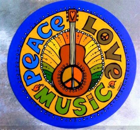 Guitar Peace Man ☮ Peace Sign Art Peace Peace Art