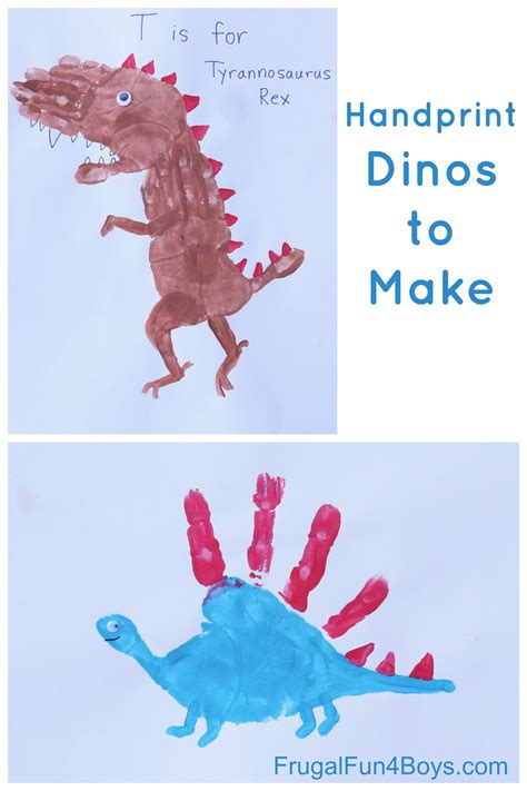 Toddler crafts crafts for kids children crafts easy crafts dinosaurs preschool preschool crafts dinosaur crafts for preschoolers dinosaurs for are you looking for some dinosaur crafts for your kids? Craft for Kids: Handprint Dinosaurs