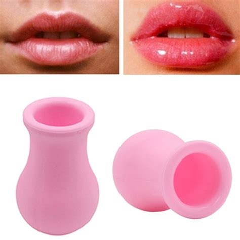 New Women Silicone Sexy Full Lip Plumper Lip Enhancer Device Round