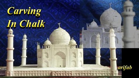 Taj Mahal Chalk Carving Micro Sculpture Amazing Delicate Indian Art
