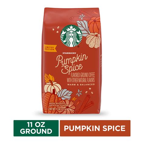 Starbucks Flavored Ground Coffee — Pumpkin Spice — 100 Arabica — 1 Bag