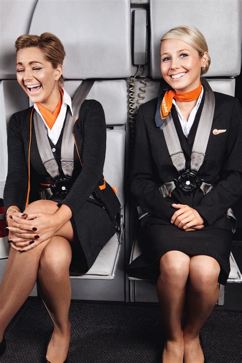 Smiling On Board Europe By Easyjet Flight Attendant Fashion Sexy Stewardess Sexy Flight