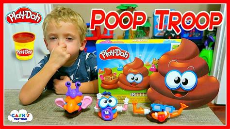 Play Doh Poop Troop Creations Playset Toy Review Youtube