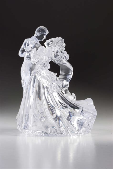 Bride And Groom Bianca Crystal Set Cake Toppers Wedding Cake