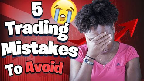 Top 5 Trading Mistakes To Avoid For Stock Market Beginner Youtube