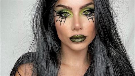 Witch Makeup Tutorial Easy Halloween Makeup 2022 🕸️🕷️🖤🧙🏻‍♀️ Youtube