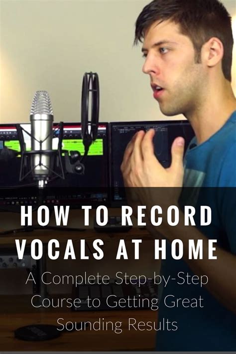 How To Record Vocals At Home Video Course Home Studio Music