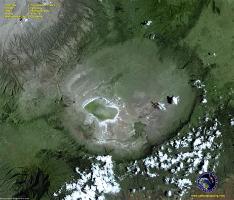 Spot 6 Satellite Image Ngorongoro Crater Satellite