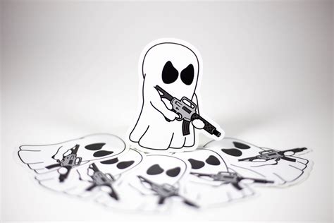 Ghost Gun Sticker Etsy