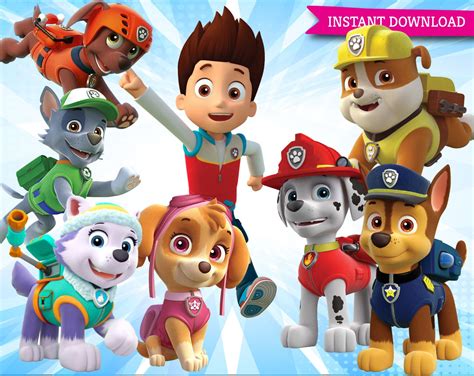 Digital Download Discoveries For Paw Patrol Clipart From