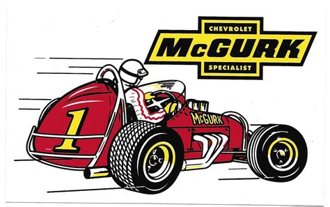 Mcgurk Vintage Racing Decal Racing Stickers Vintage Racing Car