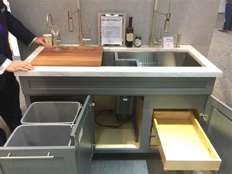 These deep kitchen cabinets come in varied designs, sure to complement your style. Kitchen And Bath Trends At KBIS 2017 - Sinks And Faucets — DESIGNED