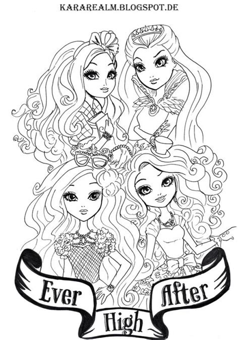 Maybe you would like to learn more about one of these? 20+ Free Printable Ever After High Coloring Pages ...