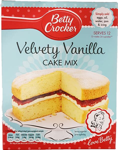 Vanilla cream filling by betty crocker. Betty Crocker Velvety Vanilla Cake Mix | BC-10390
