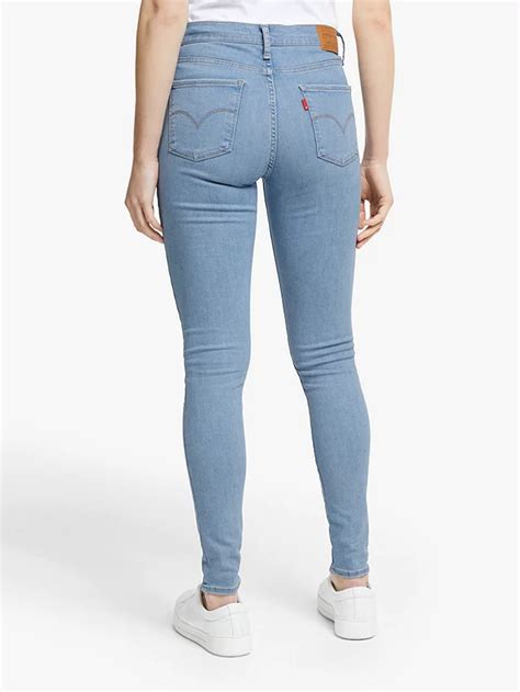 levi s 720 high rise super skinny jeans calling card at john lewis and partners
