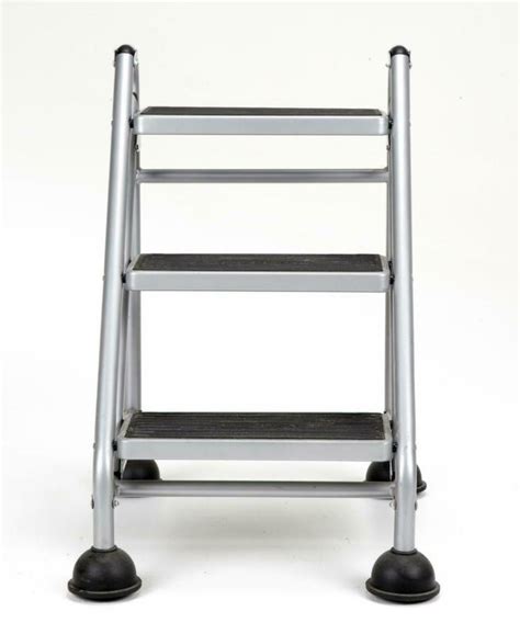 Commercial Grade Rolling Step Stool Light Weight Extr