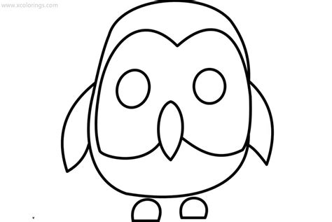 Roblox Adopt Me Coloring Pages Owl