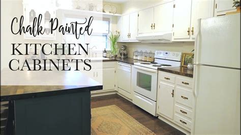 Here's the top 10 questions i get about my chalk painted kitchen cabinets: OUR $75 CHALK PAINT CABINET TRANSFORMATION | No Sanding ...