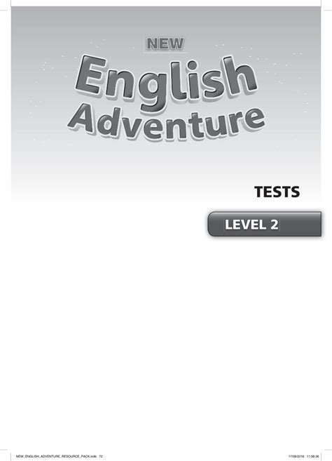 Pdf New English Adventure Resource Packnewenglishadventurepearson