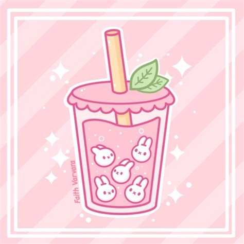 I wanted to make the stomach look semi transparent but it didn't work out. bubble tea | Tumblr