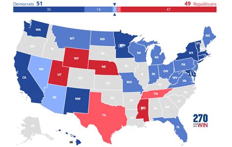 2018 Senate Election Interactive Map 270towin