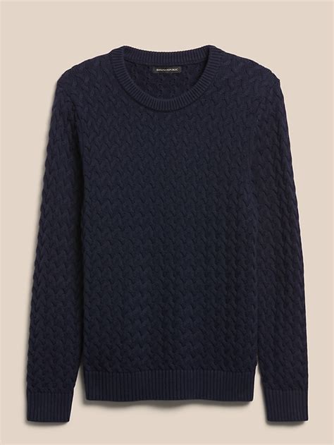 Cable Knit Sweater Banana Republic