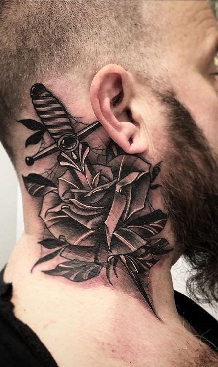 215 Trendy Neck Tattoos You Must See Tattoo Me Now Neck Tattoo For