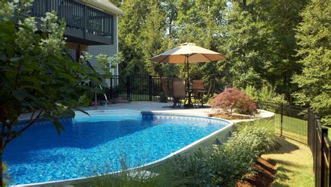 Image Result For In Ground Pool Sloped Yard Radiant Pools Backyard