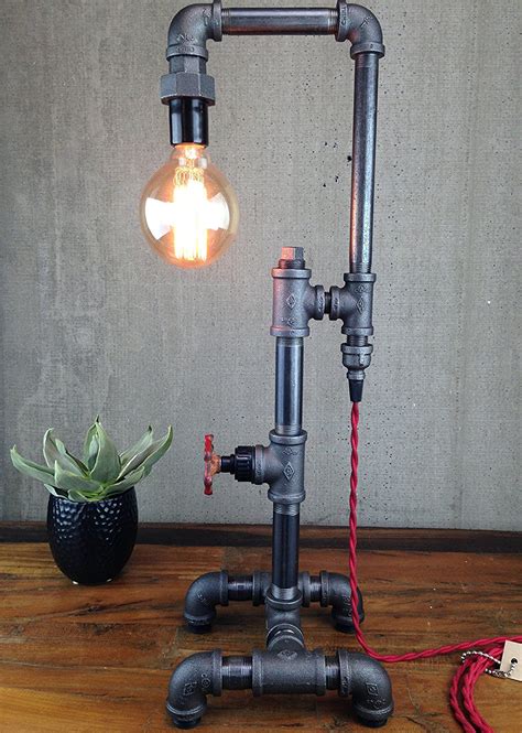 Alp.zoey added steampunk floor lamp to crafty/diy 18 aug 02:40; 16 Sculptural Industrial DIY Pipe Lamp Design Ideas Able ...