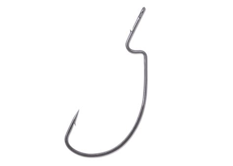 VMC 6319 XL Wide Gap Worm Hook 1 0 Size Black Nickel 15