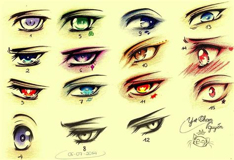 Eyes With Color Ver02 By Youngchannguyen On Deviantart Anime Eye