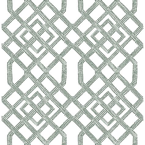 2861 25709 Traverse Dark Green Trellis Wallpaper By A Street Prints